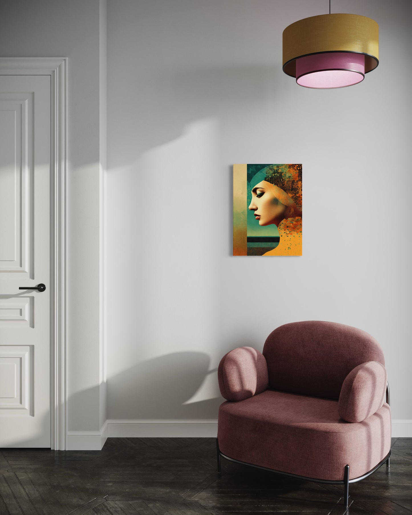 Bild auf Leinwand: “Sad Woman.“