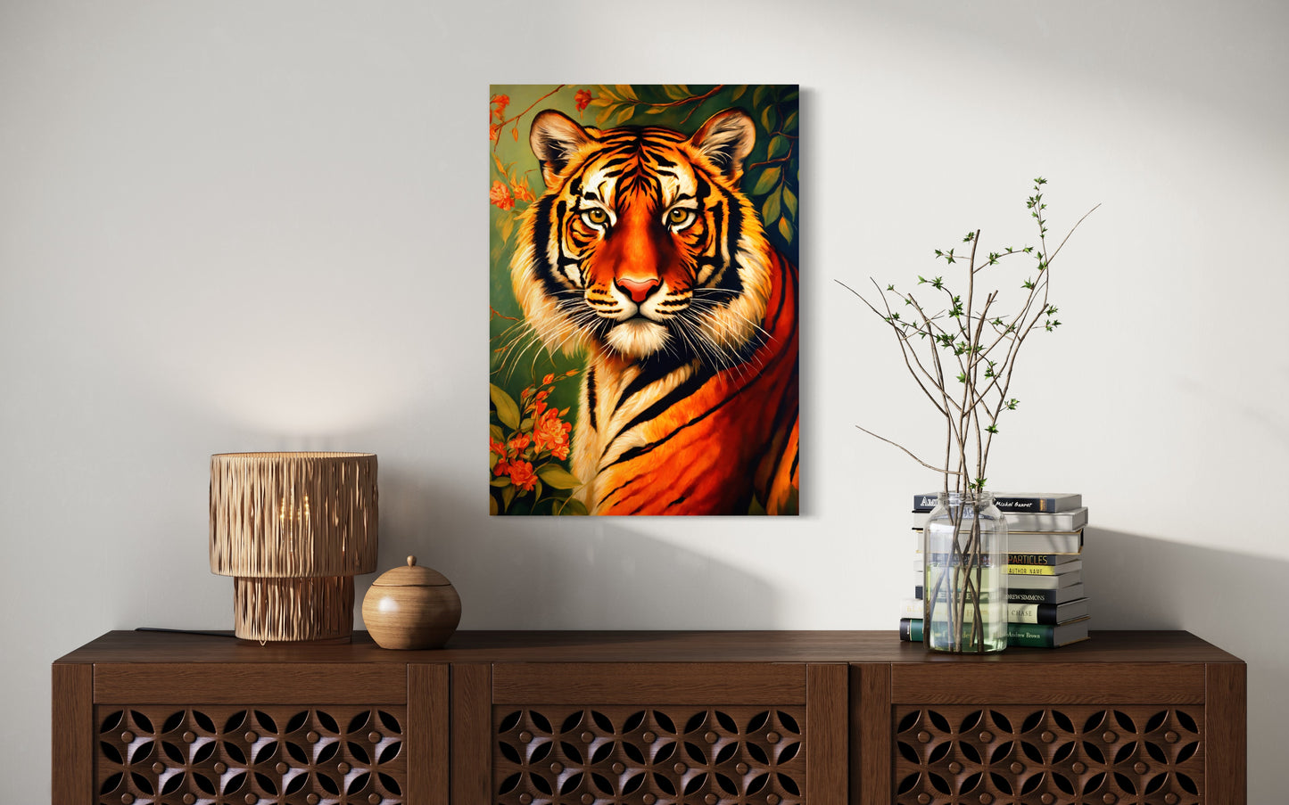 Bild auf Leinwand: „The Tiger.“