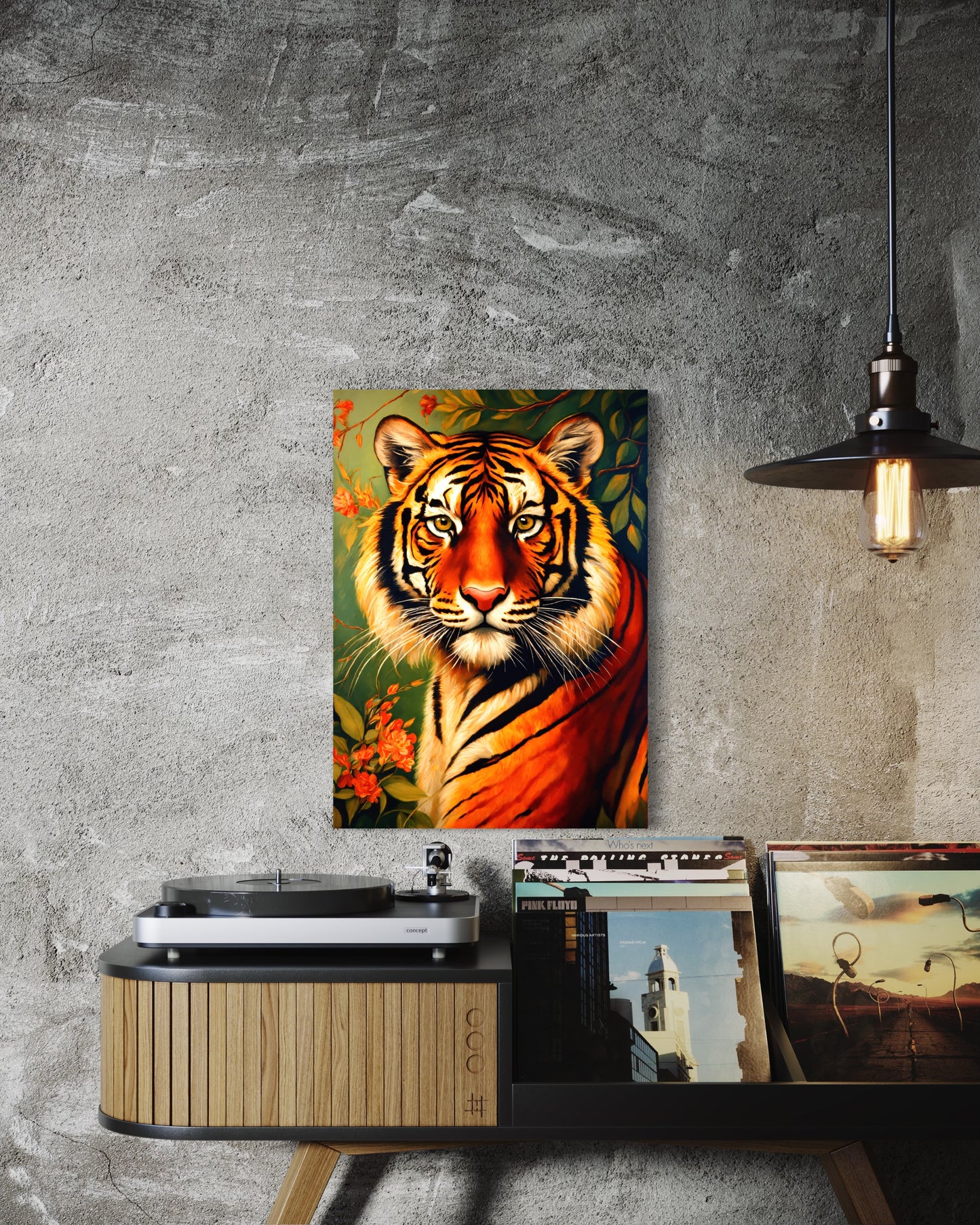 Bild auf Leinwand: „The Tiger.“