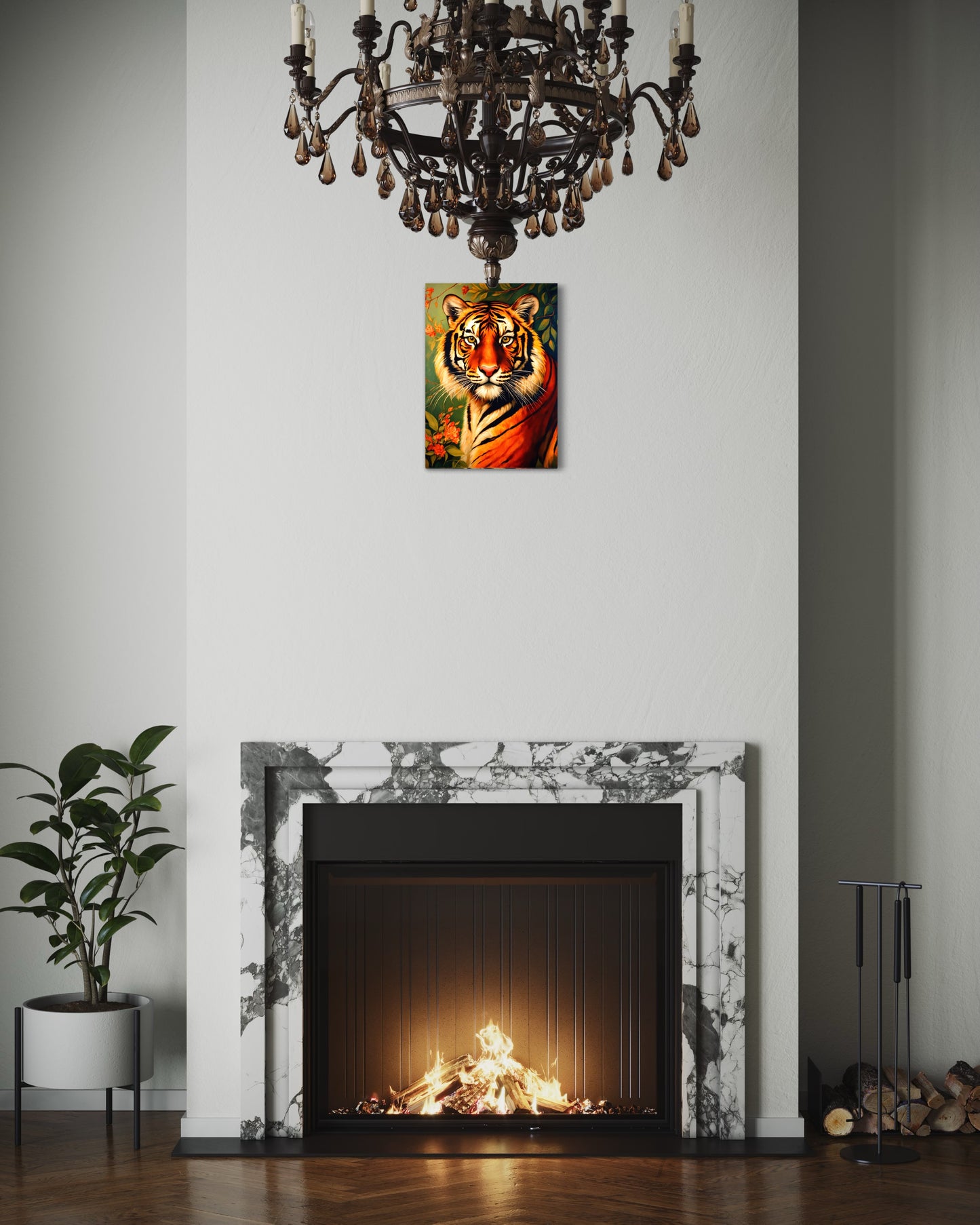 Bild auf Leinwand: „The Tiger.“