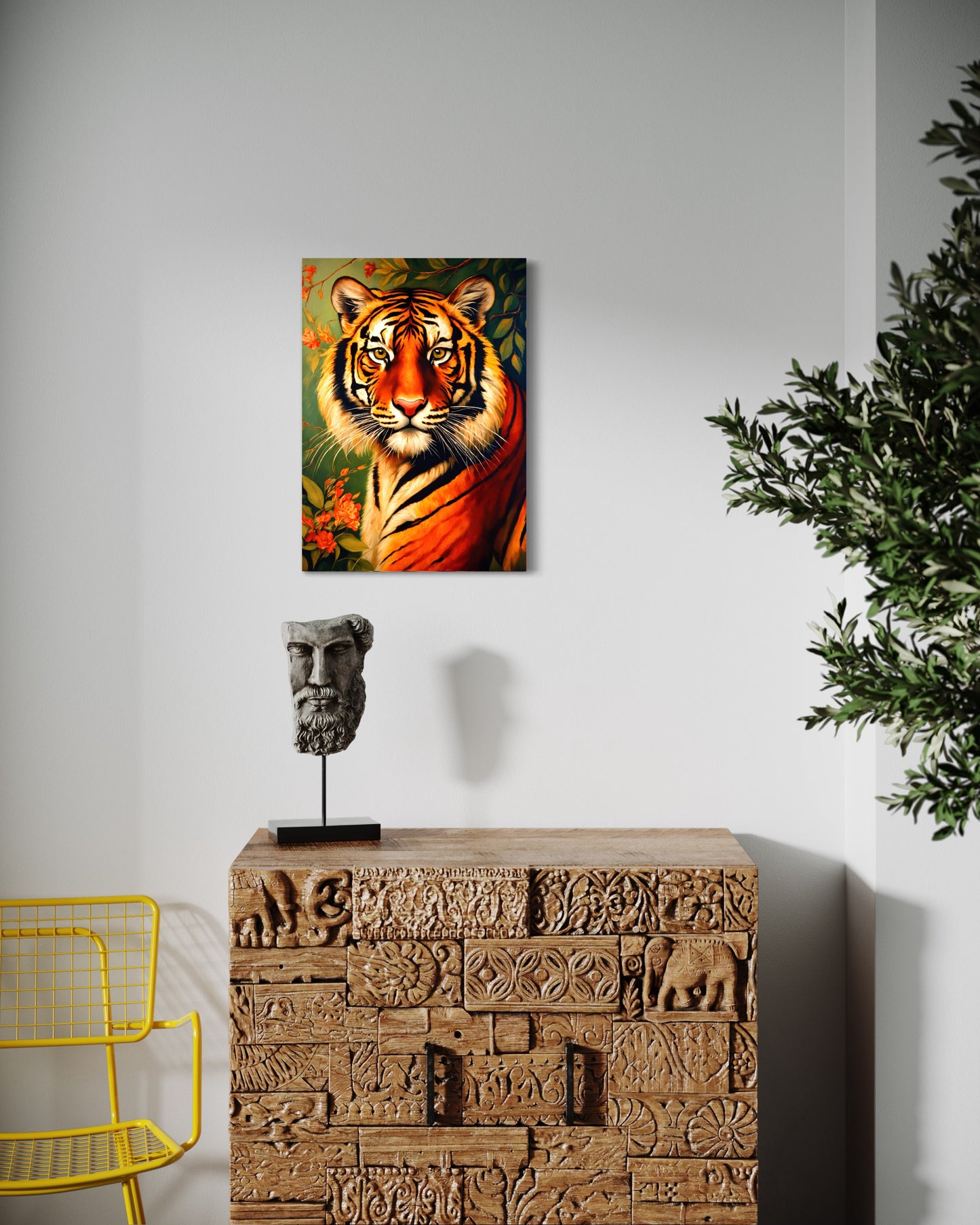 Bild auf Leinwand: „The Tiger.“