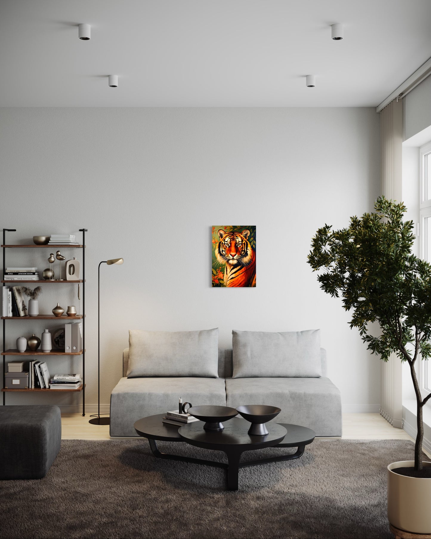 Bild auf Leinwand: „The Tiger.“