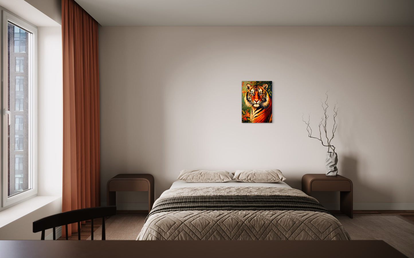 Bild auf Leinwand: „The Tiger.“