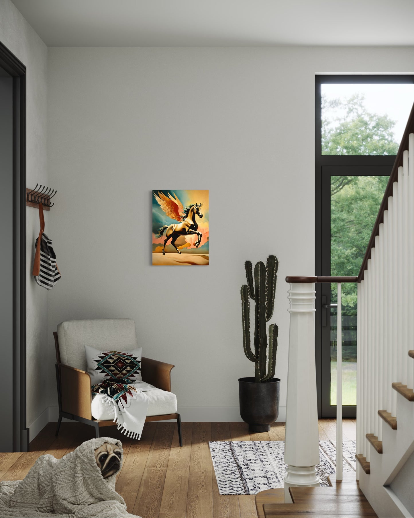 Bild auf Leinwand: „Pegasus.“