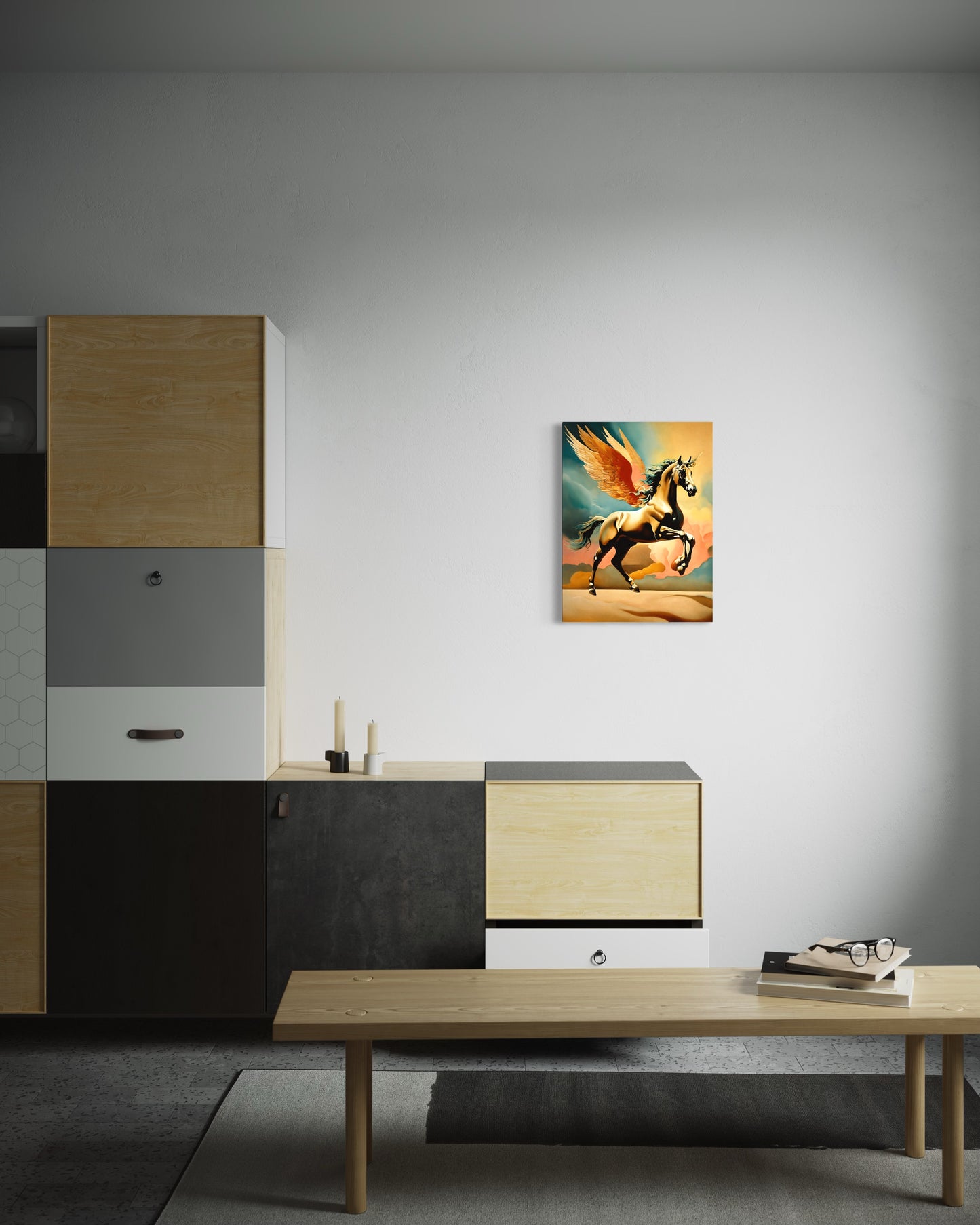 Bild auf Leinwand: „Pegasus.“