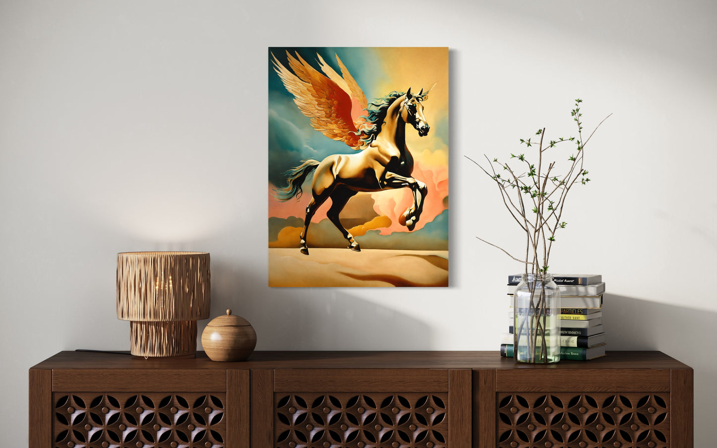 Bild auf Leinwand: „Pegasus.“