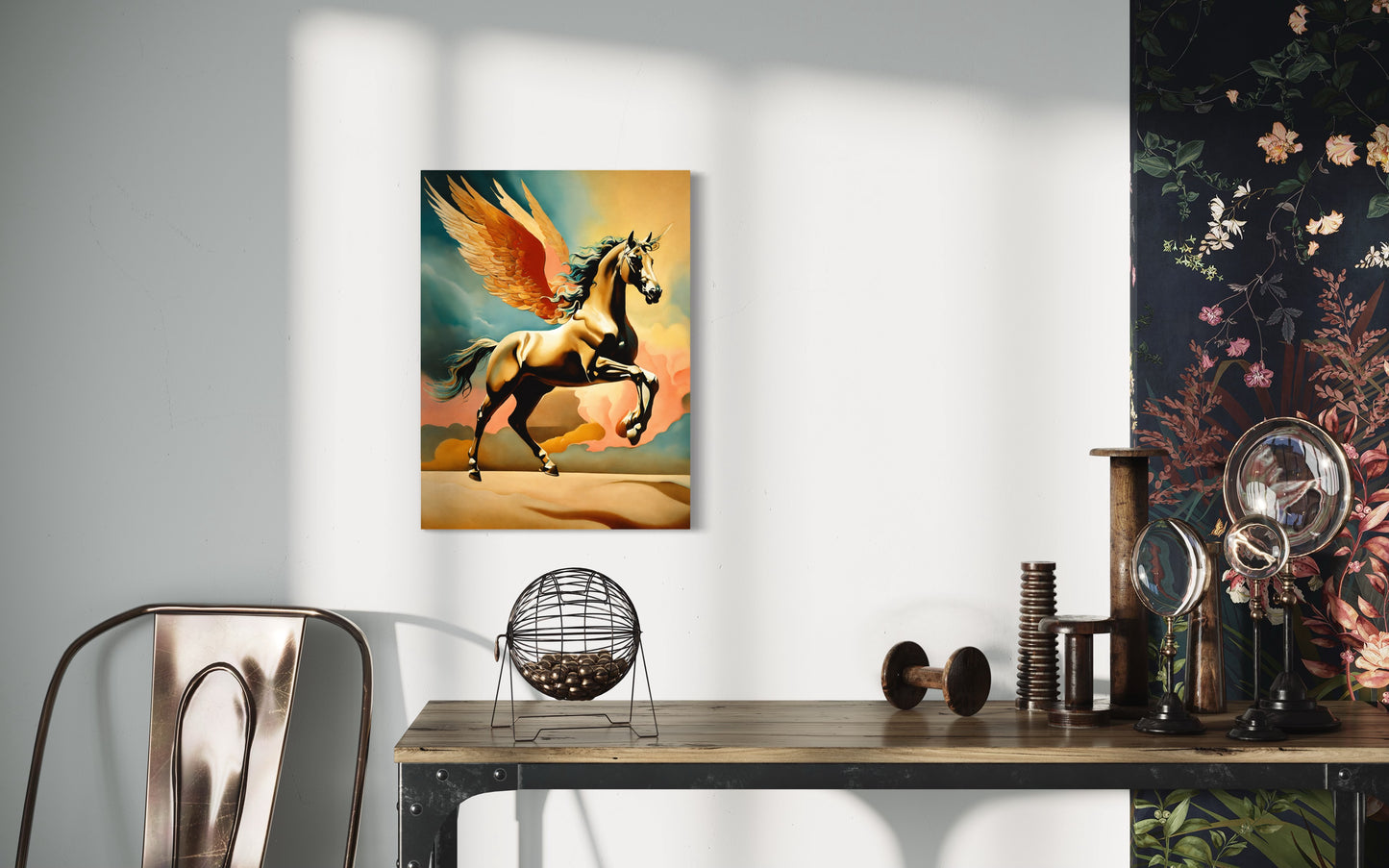 Bild auf Leinwand: „Pegasus.“