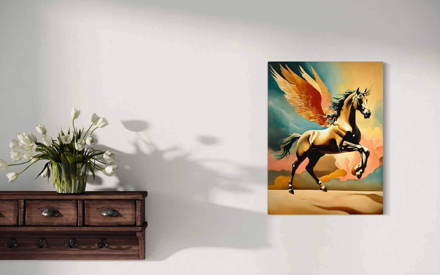 Bild auf Leinwand: „Pegasus.“