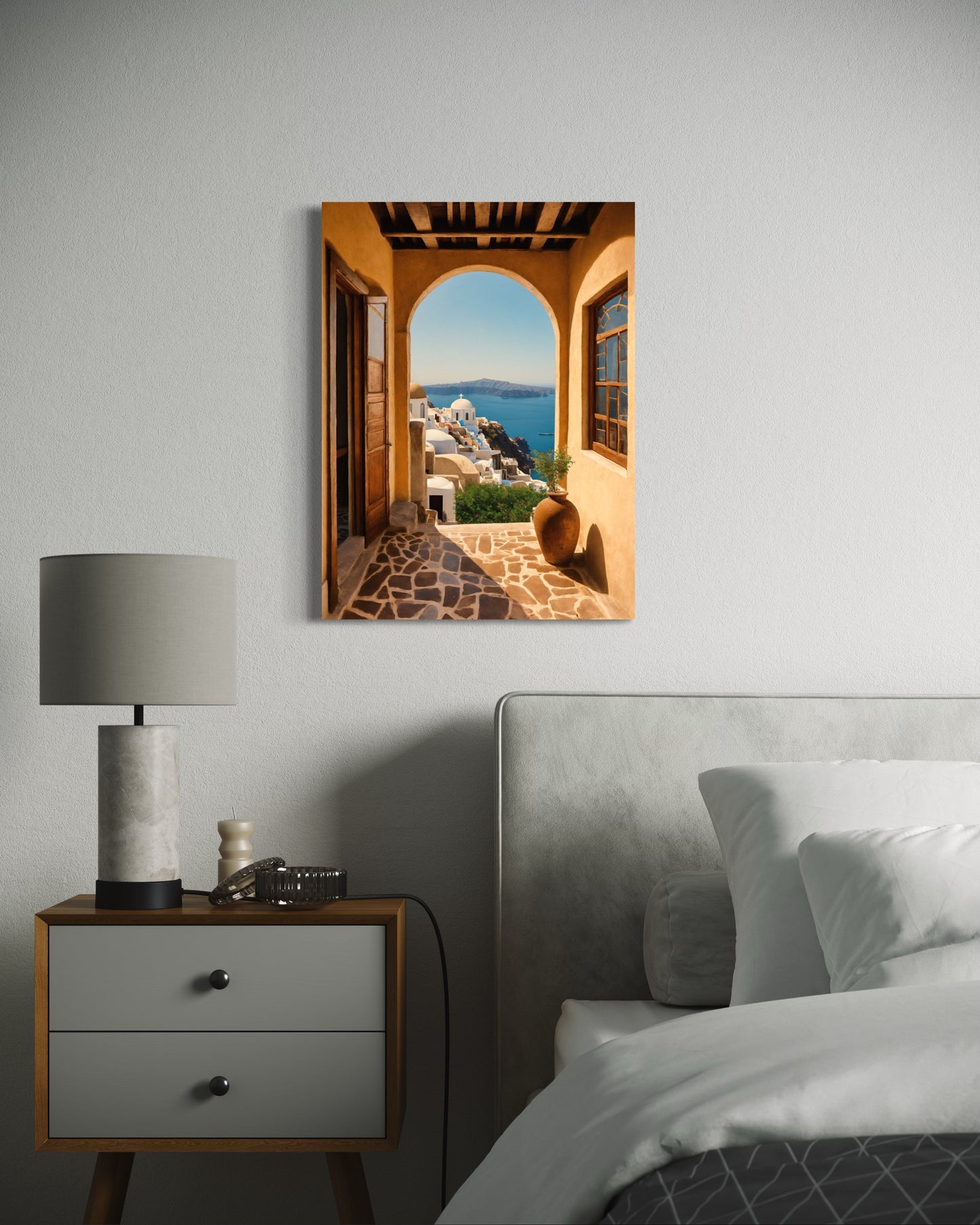Bild auf Leinwand: "Santorini, Greece."