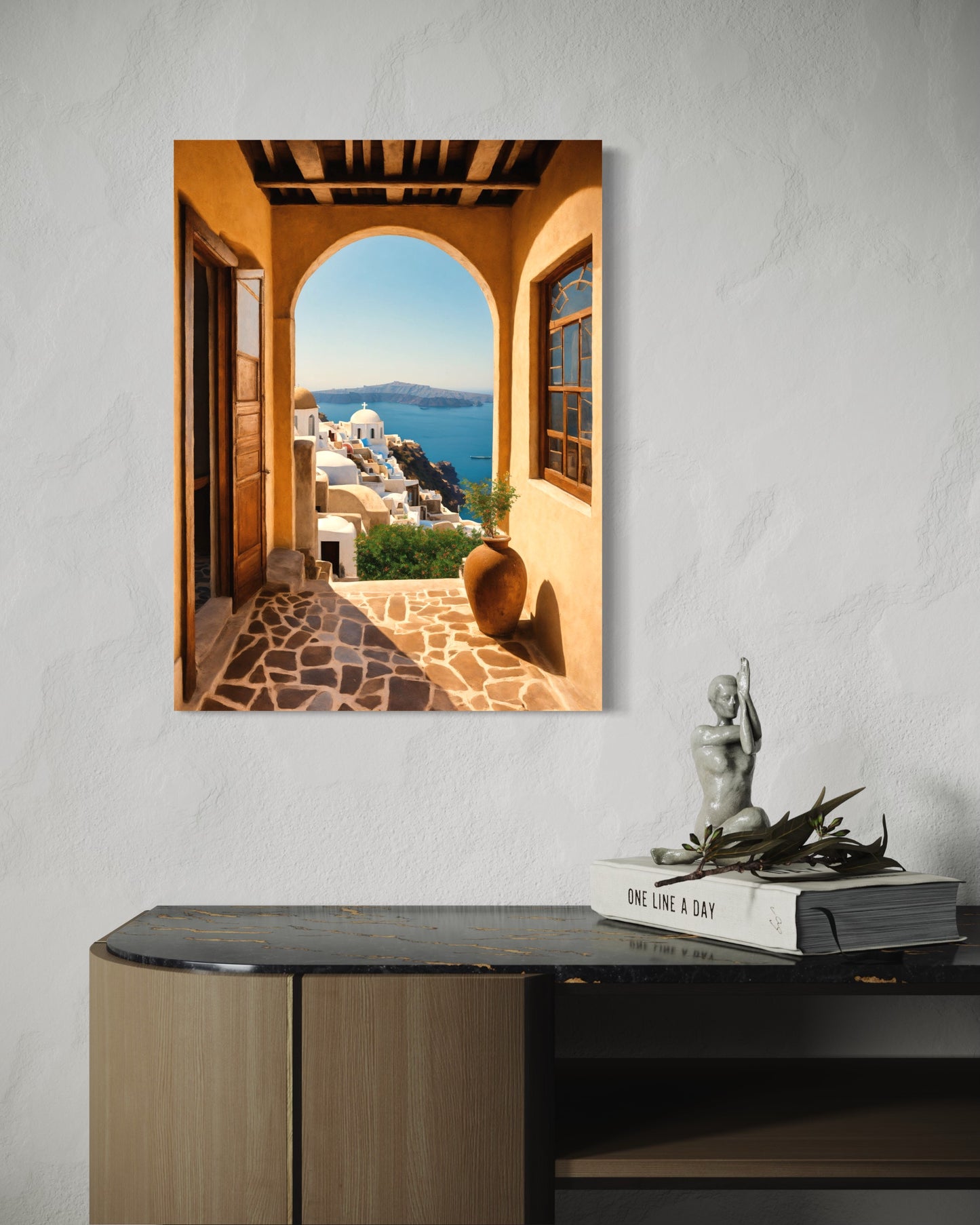 Bild auf Leinwand: "Santorini, Greece."