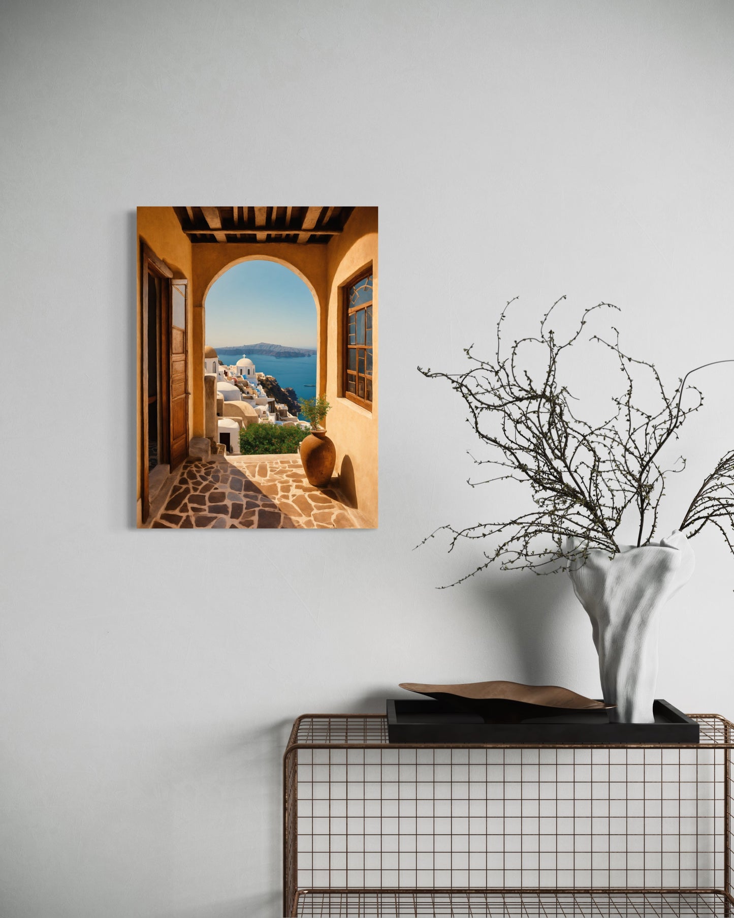 Bild auf Leinwand: "Santorini, Greece."