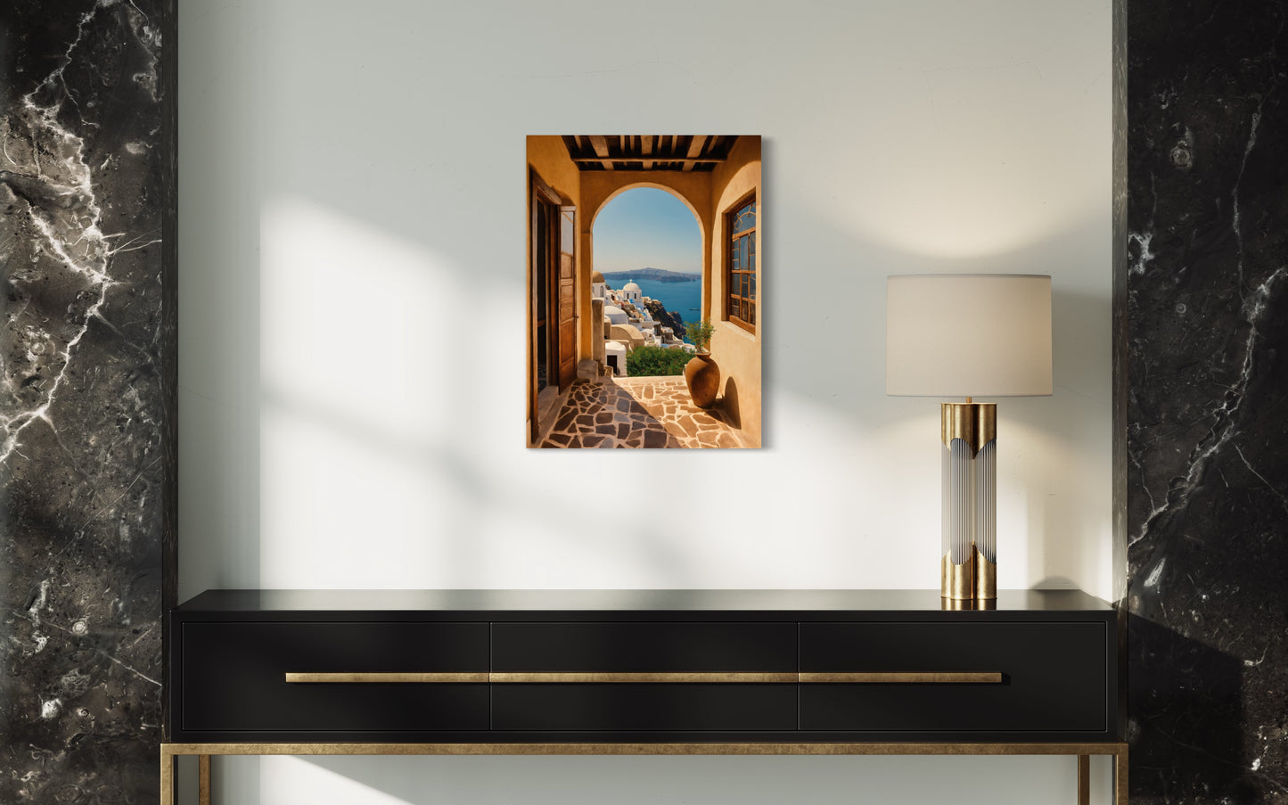 Bild auf Leinwand: "Santorini, Greece."