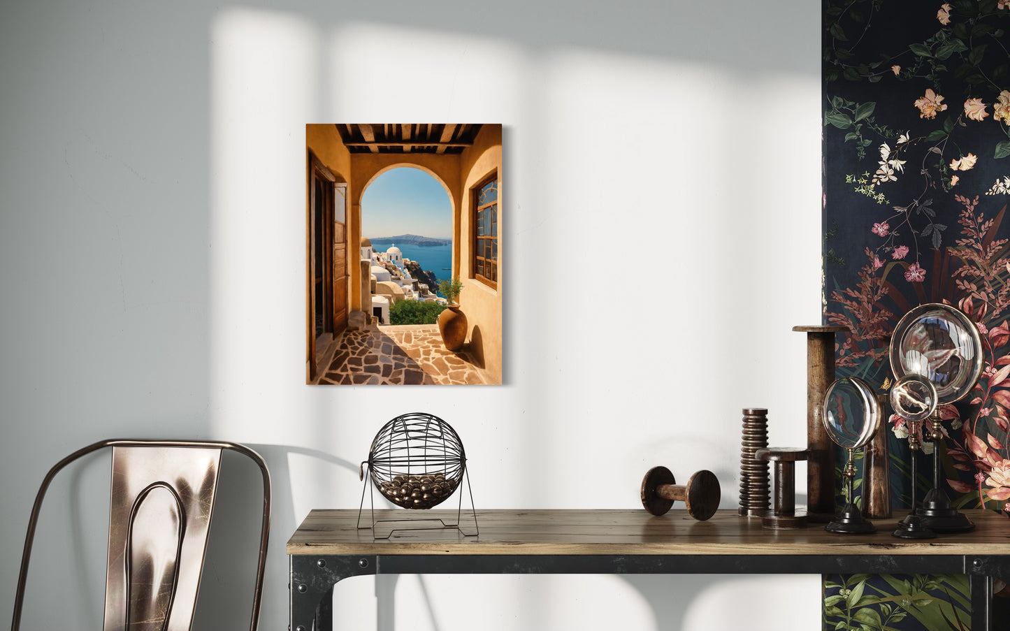 Bild auf Leinwand: "Santorini, Greece."