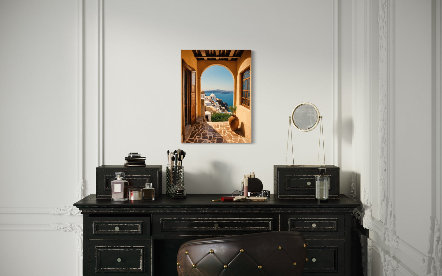 Bild auf Leinwand: "Santorini, Greece."