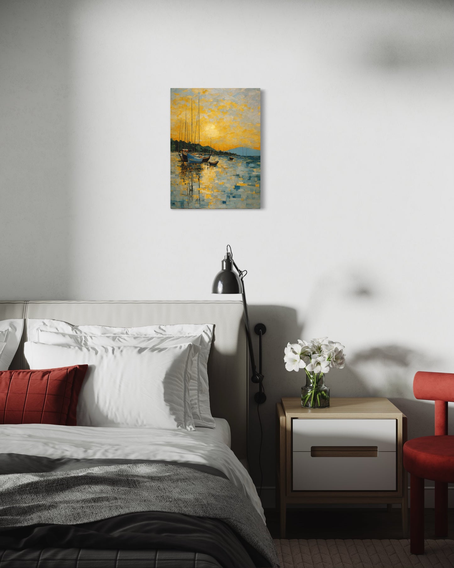 Bild auf Leinwand: "Sunset in Puket, Thailand."