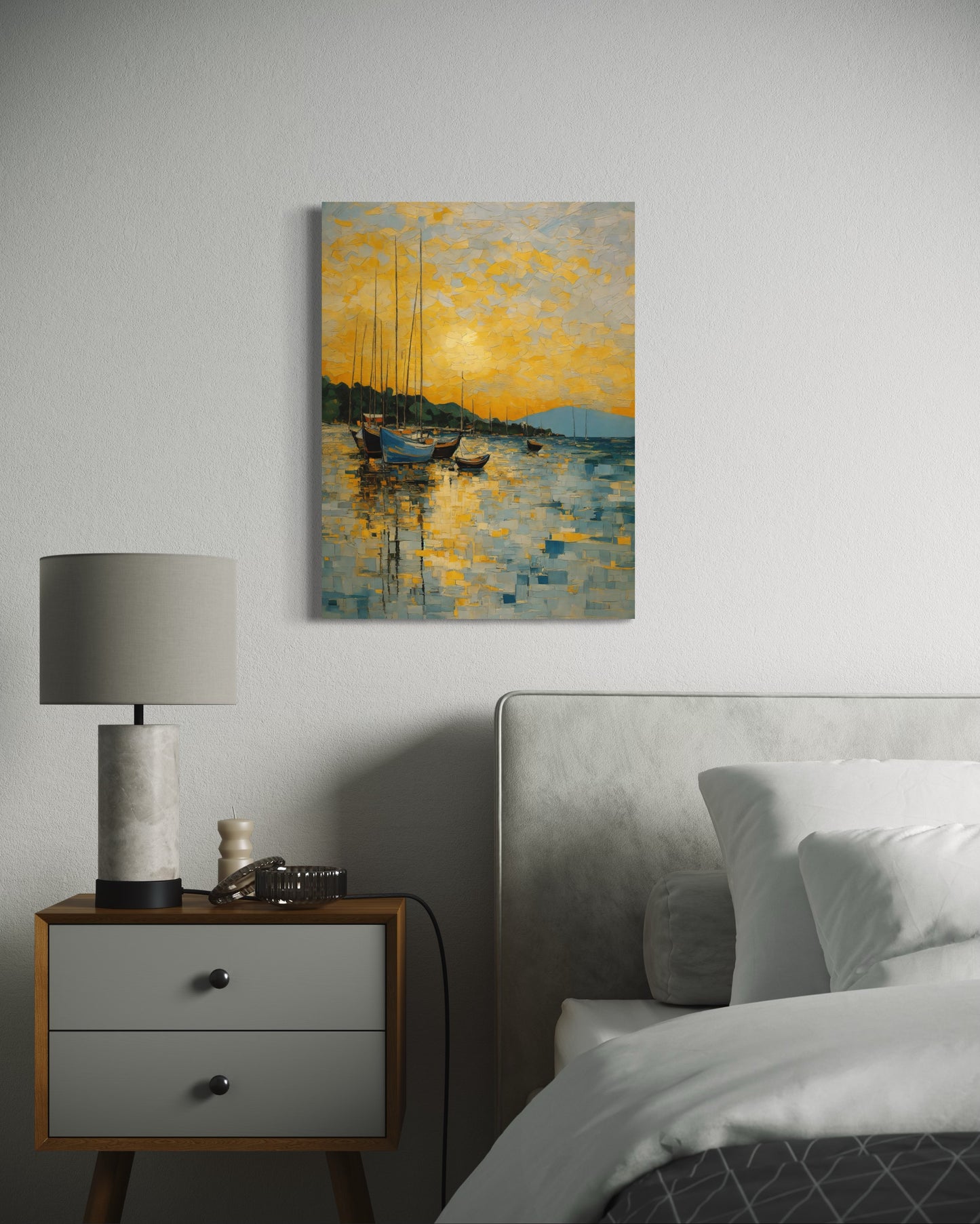 Bild auf Leinwand: "Sunset in Puket, Thailand."