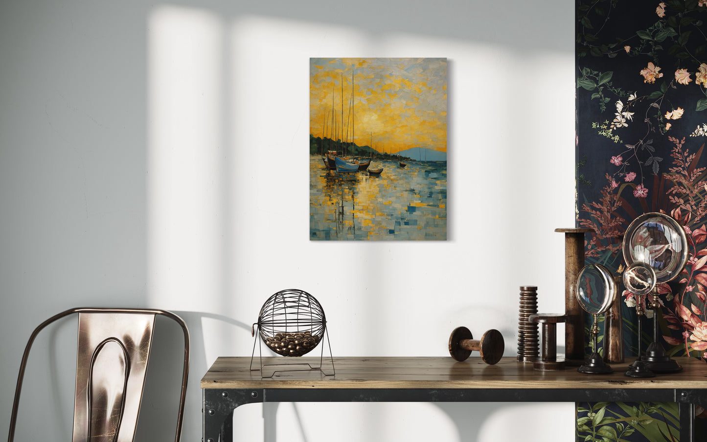 Bild auf Leinwand: "Sunset in Puket, Thailand."