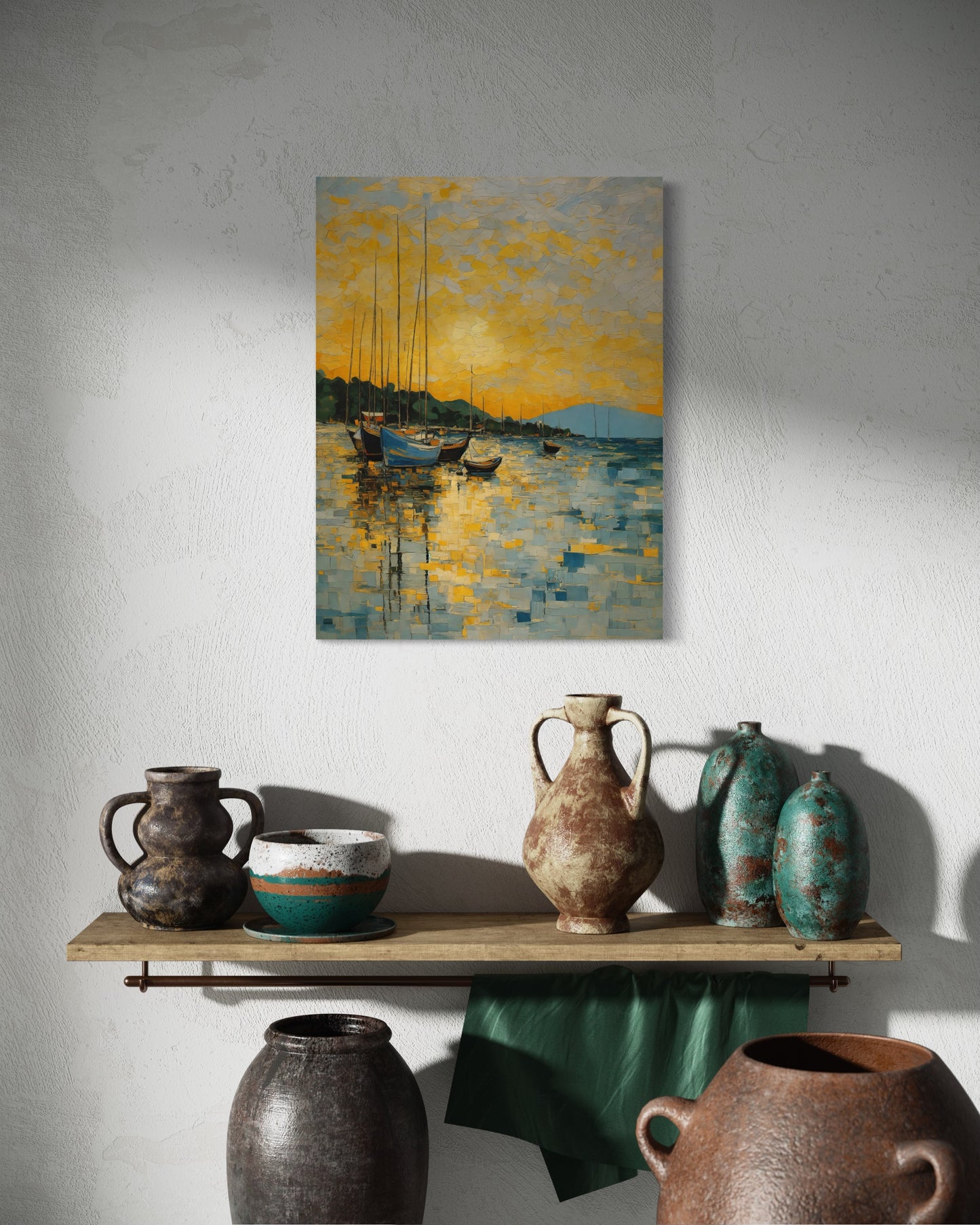 Bild auf Leinwand: "Sunset in Puket, Thailand."
