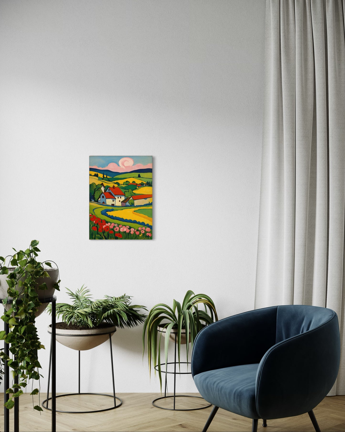 Bild auf Leinwand: "Spring in Murnau."