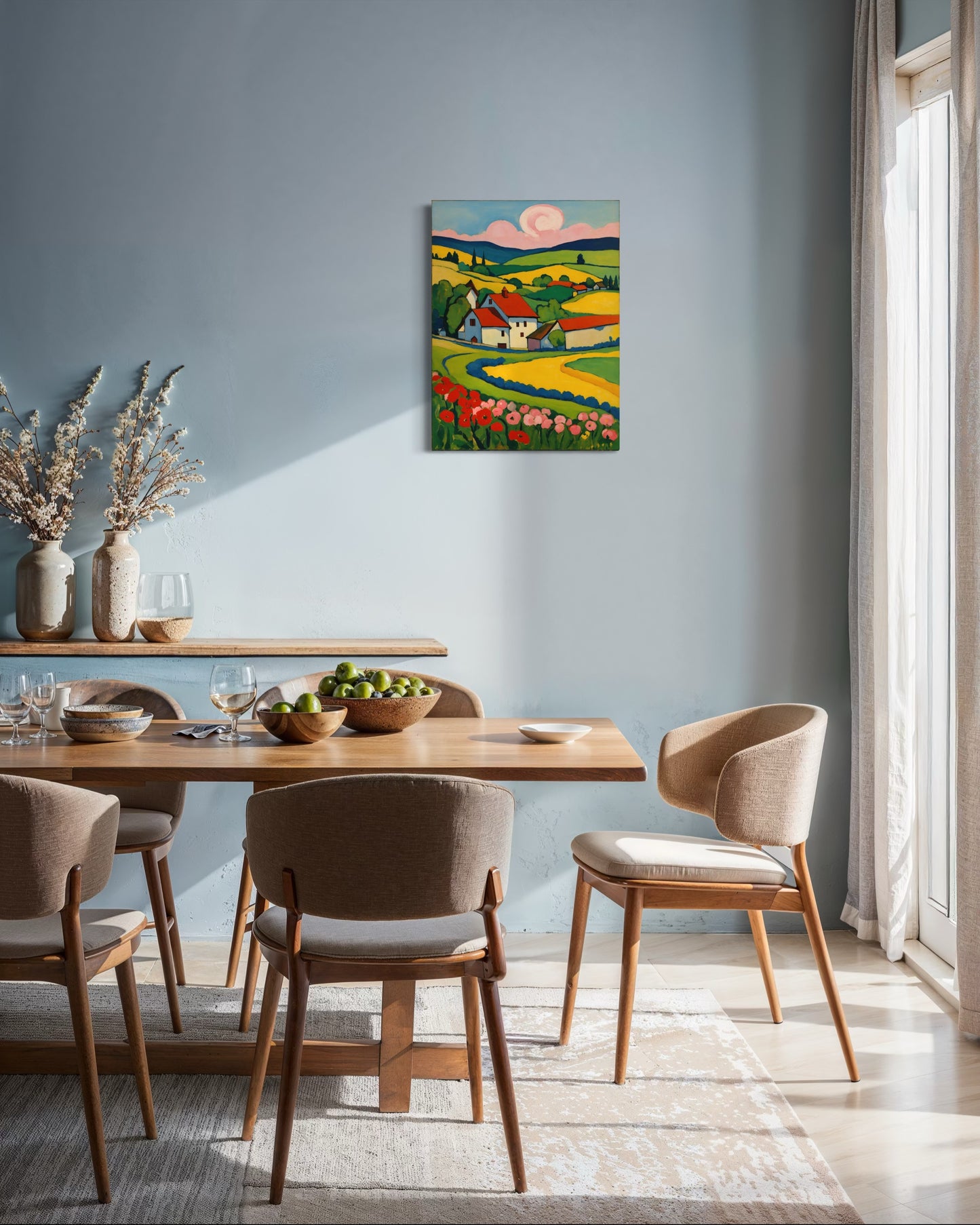 Bild auf Leinwand: "Spring in Murnau."