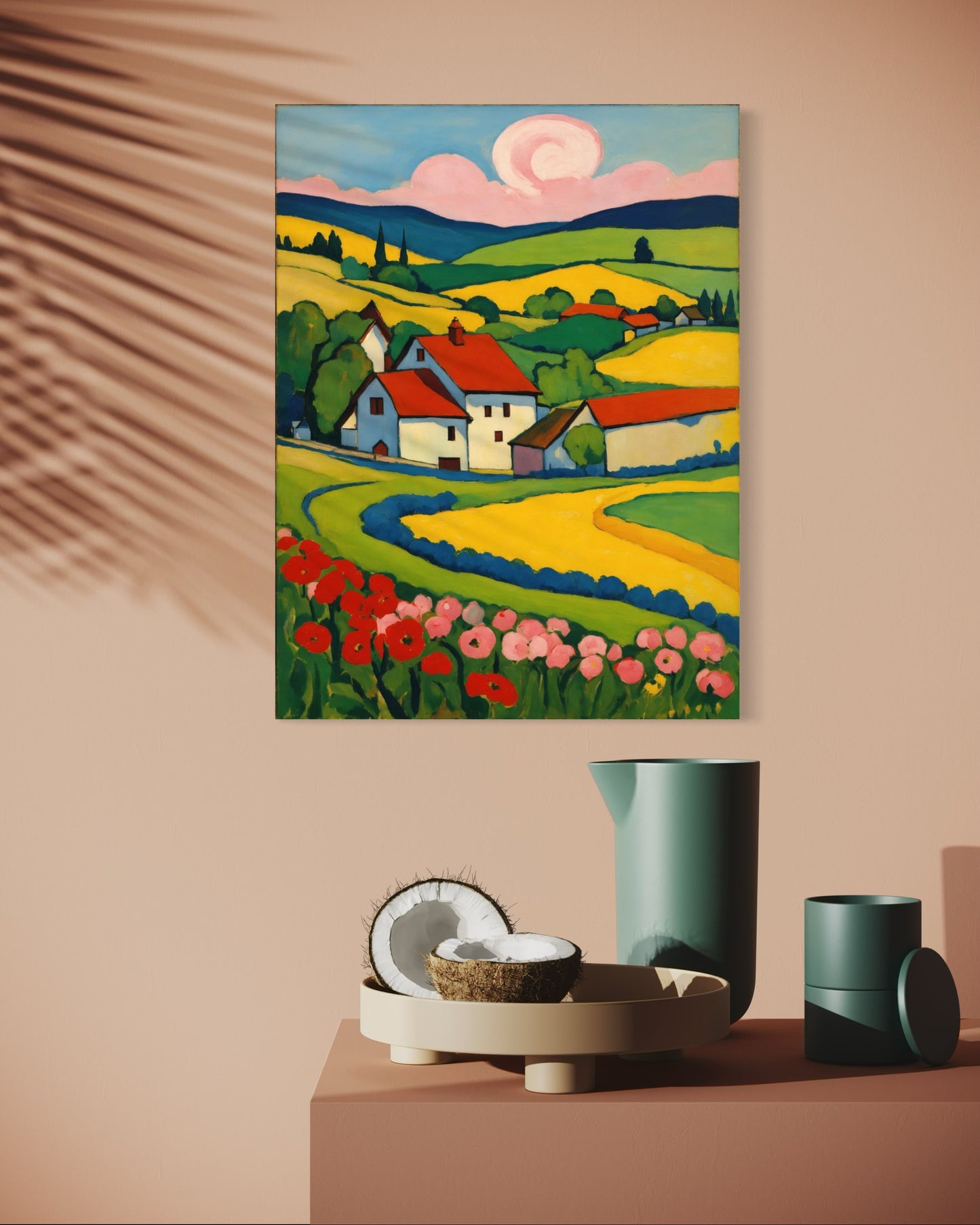 Bild auf Leinwand: "Spring in Murnau."