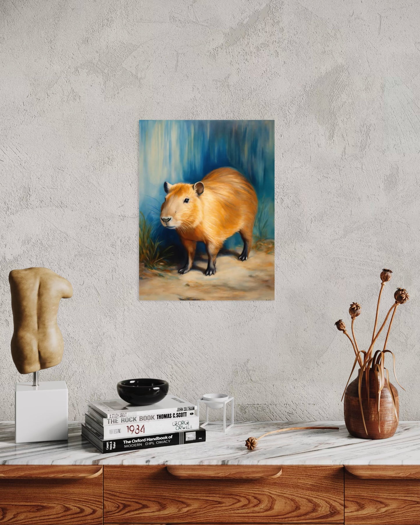 Bild auf Leinwand: „Capivara from Amazon II.“