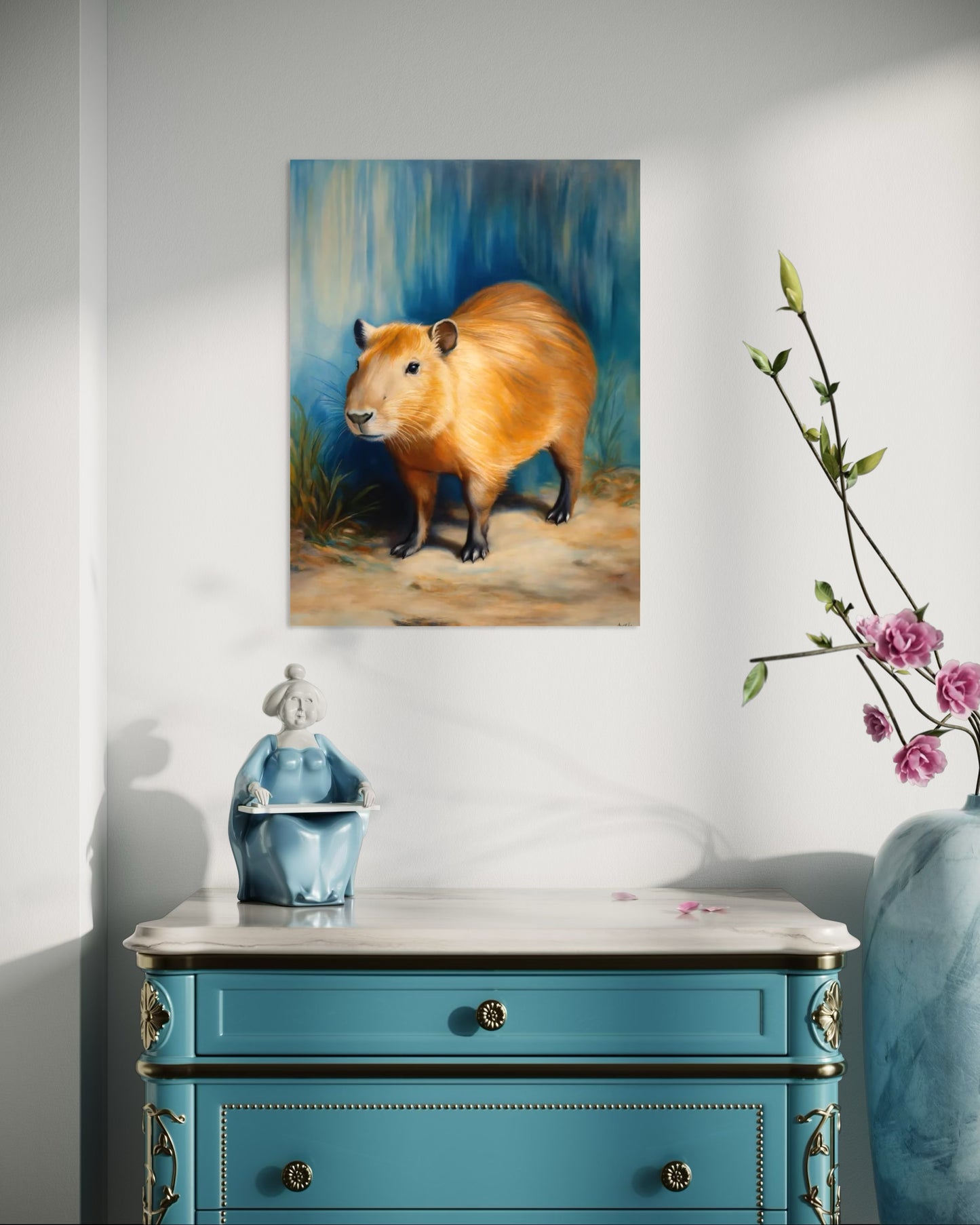 Bild auf Leinwand: „Capivara from Amazon II.“