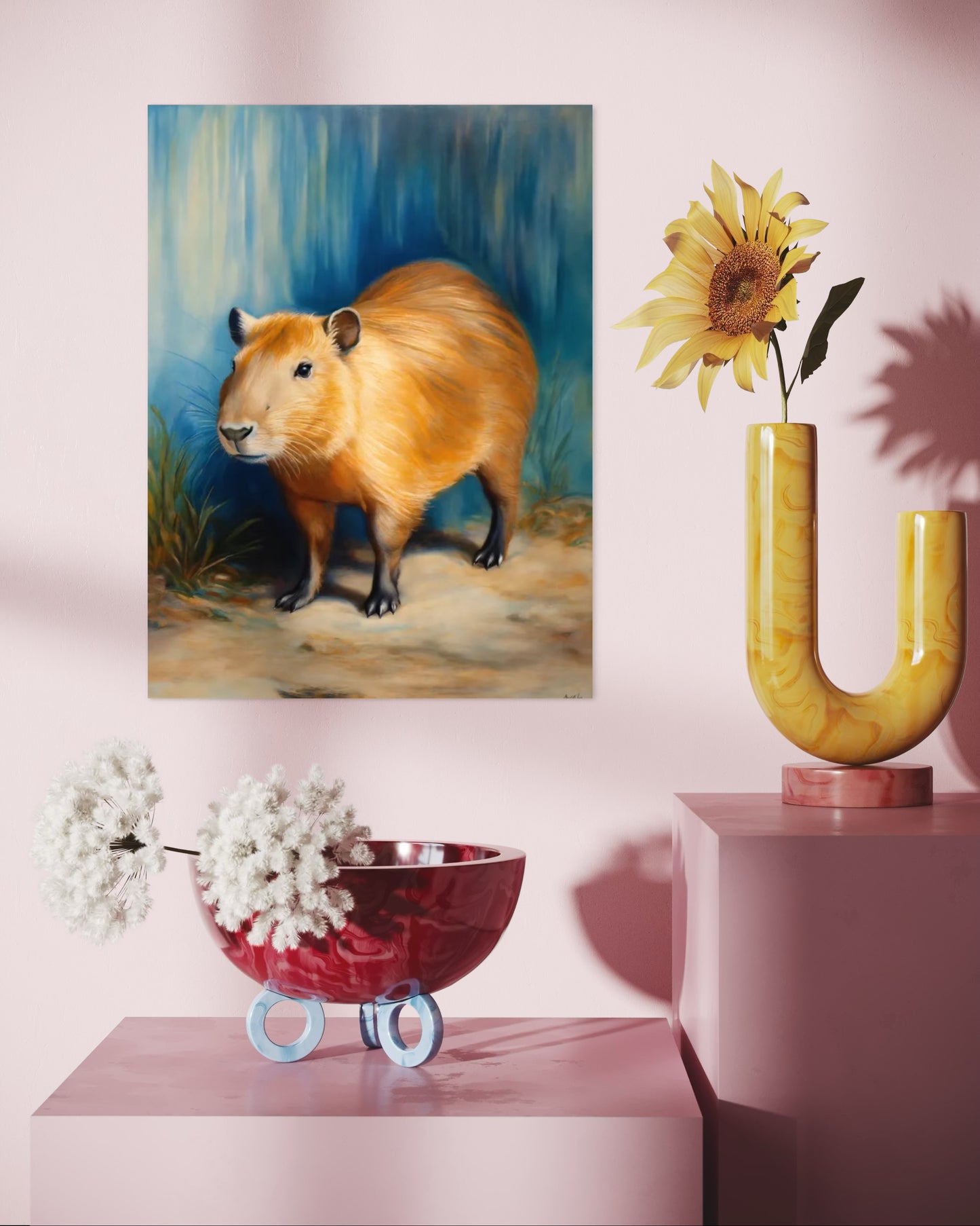 Bild auf Leinwand: „Capivara from Amazon II.“