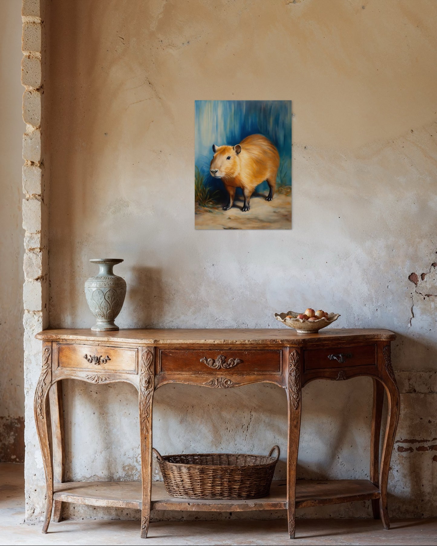 Bild auf Leinwand: „Capivara from Amazon II.“
