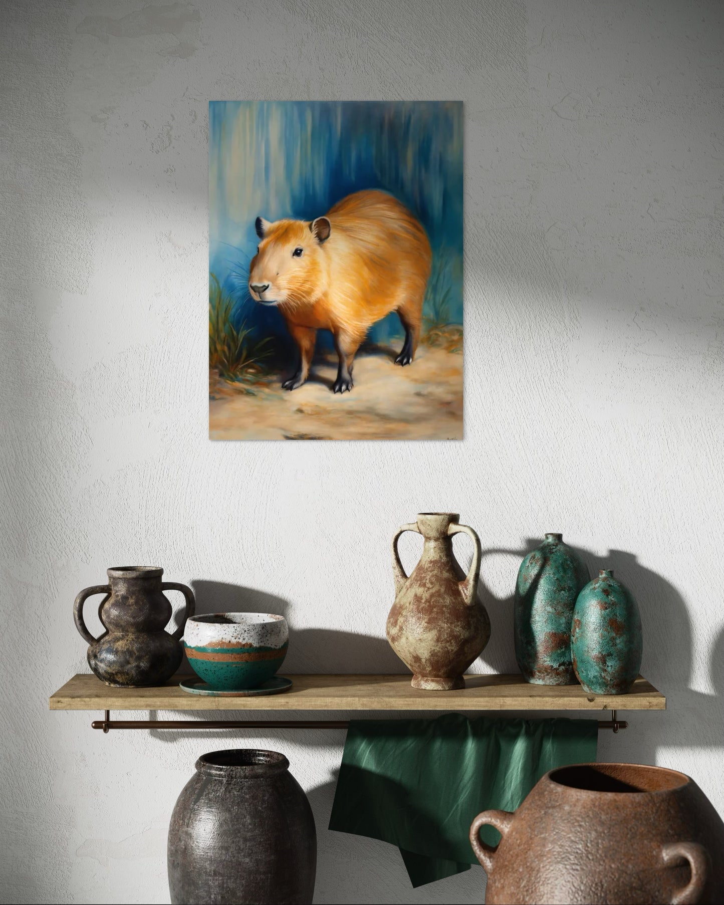 Bild auf Leinwand: „Capivara from Amazon II.“