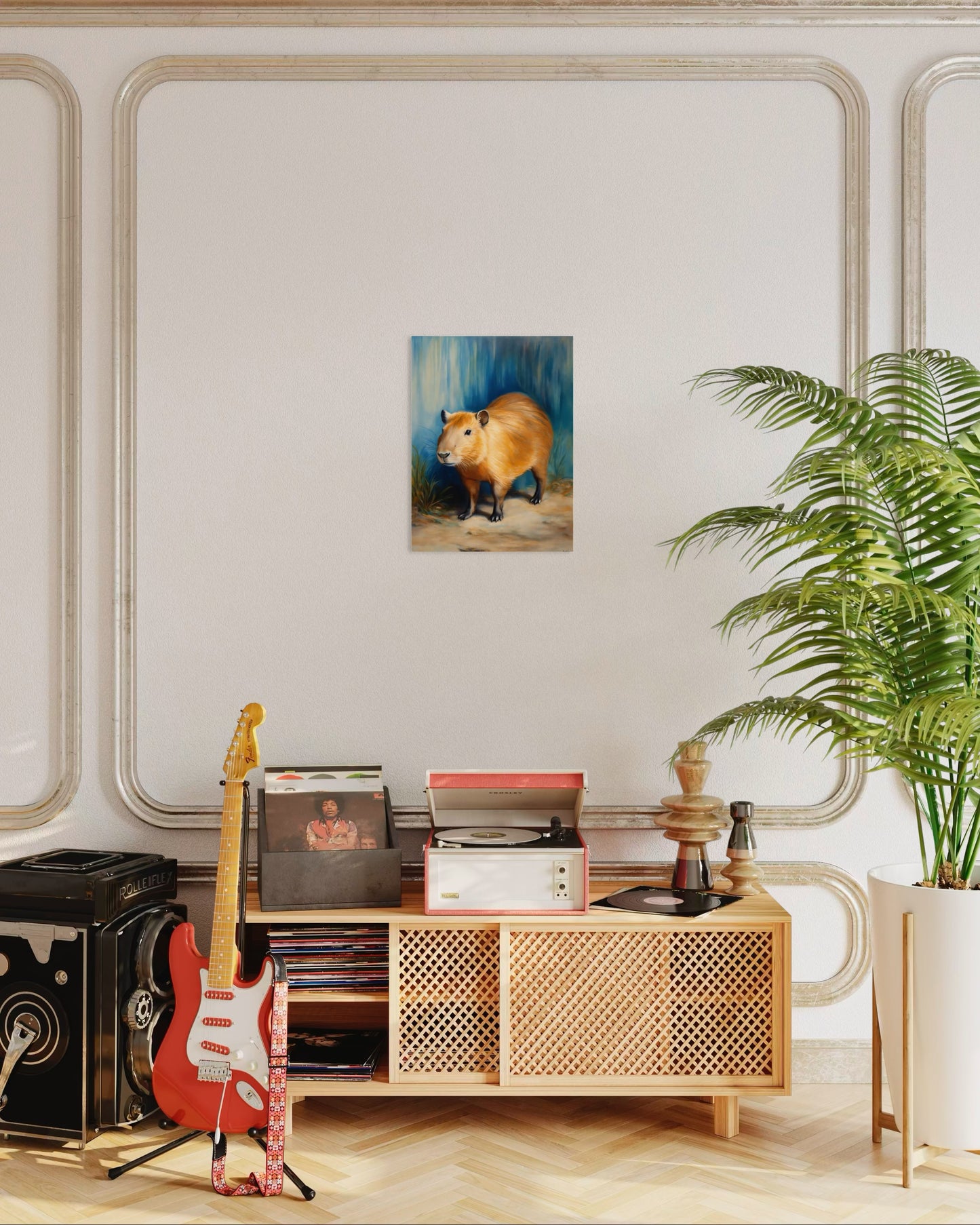 Bild auf Leinwand: „Capivara from Amazon II.“