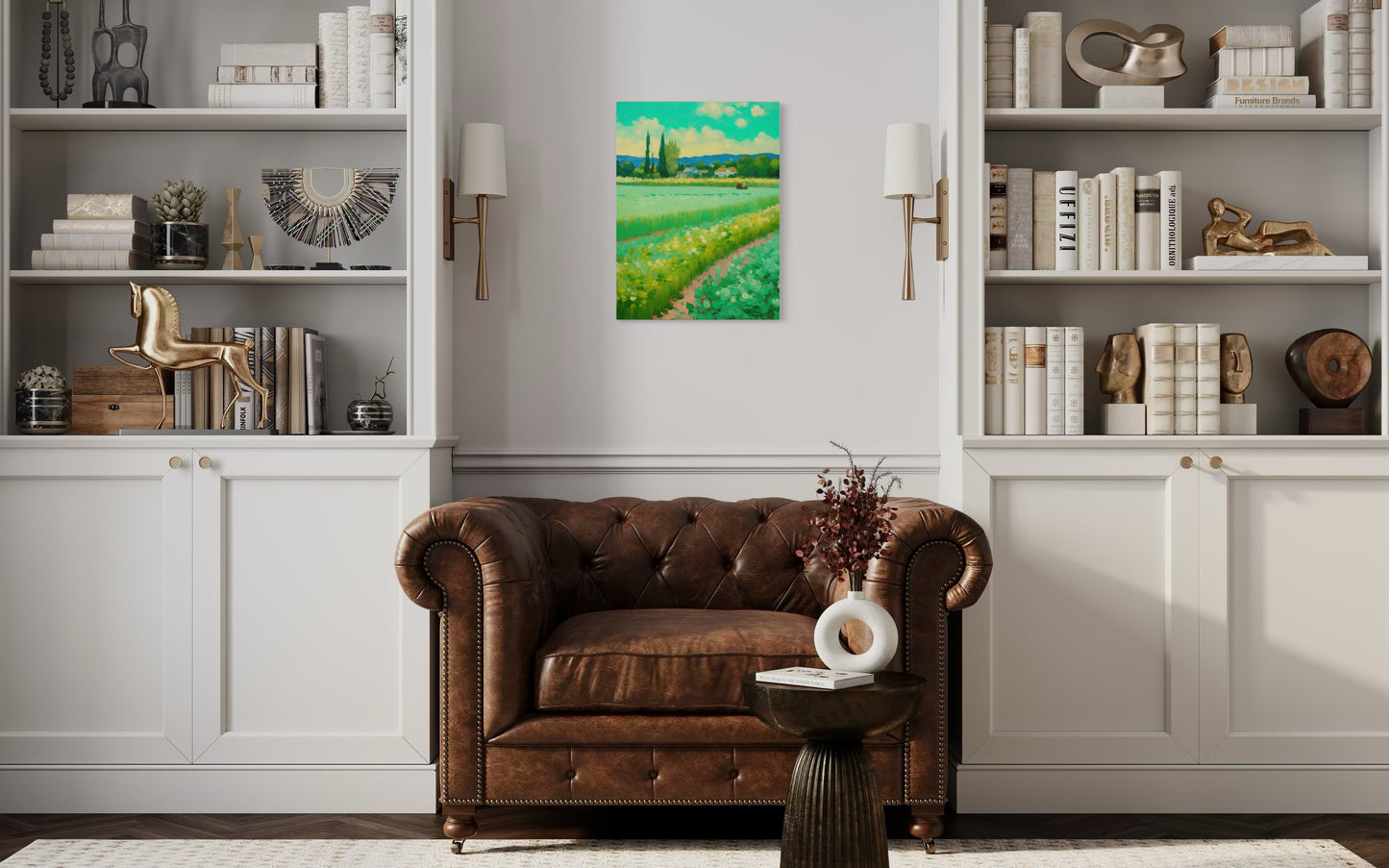 Bild auf Leinwand: „ Life in the countryside.”