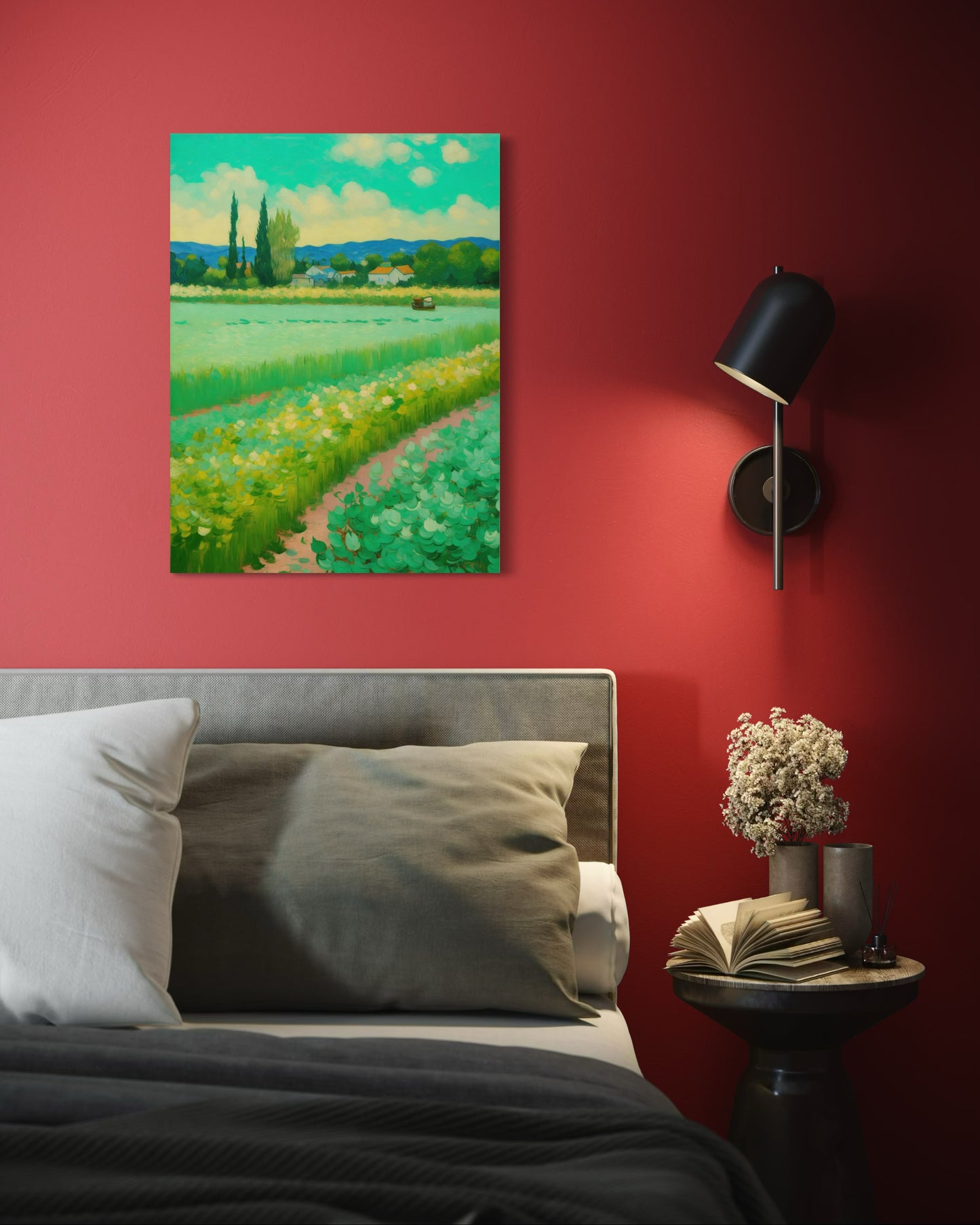 Bild auf Leinwand: „ Life in the countryside.”