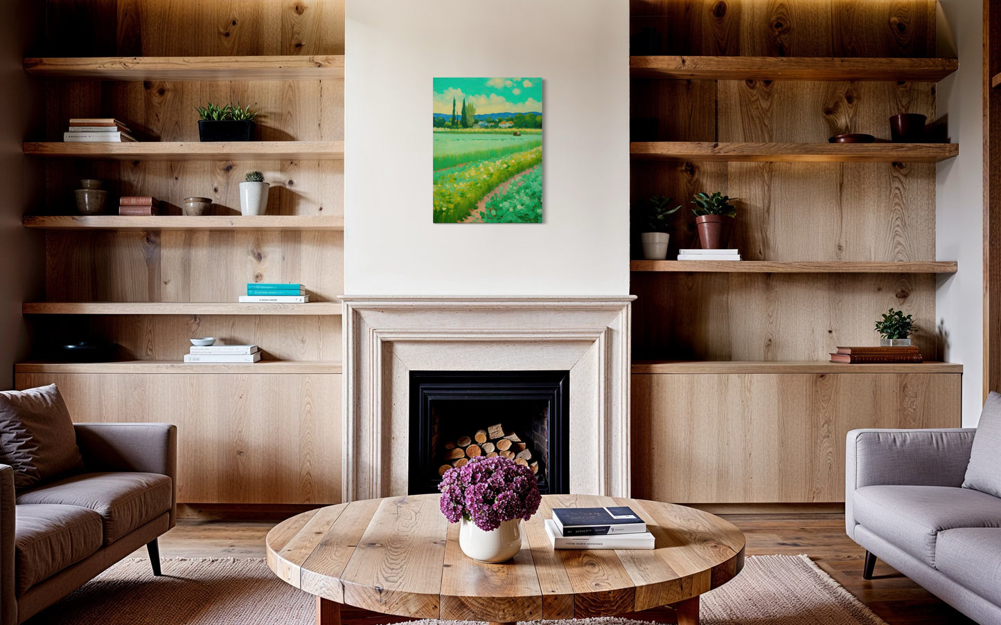 Bild auf Leinwand: „ Life in the countryside.”
