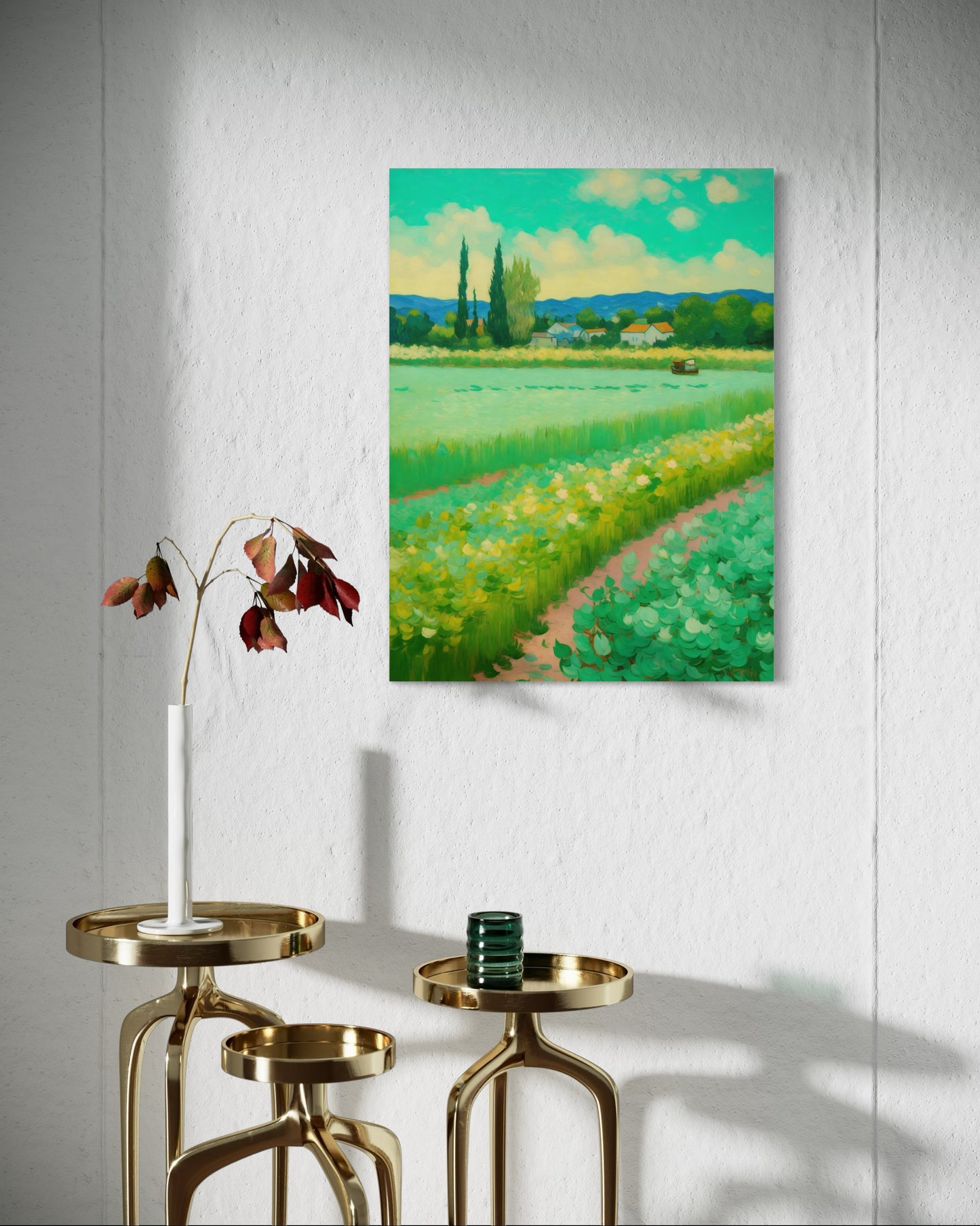 Bild auf Leinwand: „ Life in the countryside.”