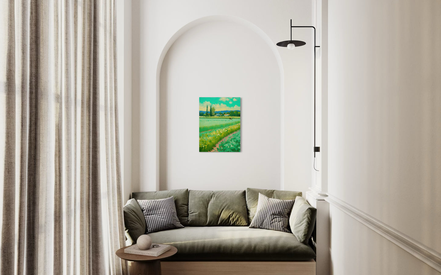 Bild auf Leinwand: „ Life in the countryside.”