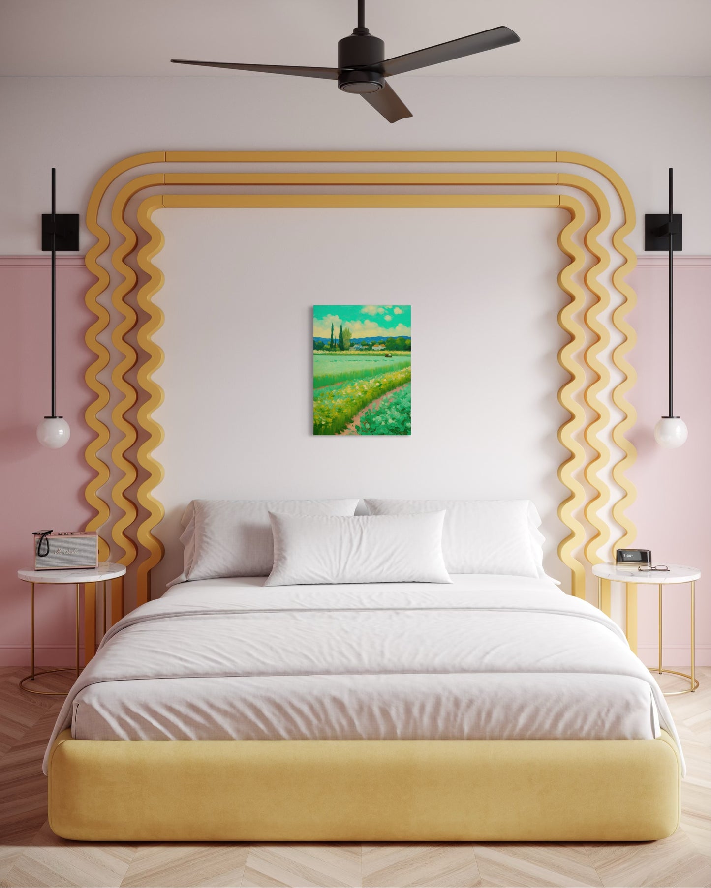 Bild auf Leinwand: „ Life in the countryside.”