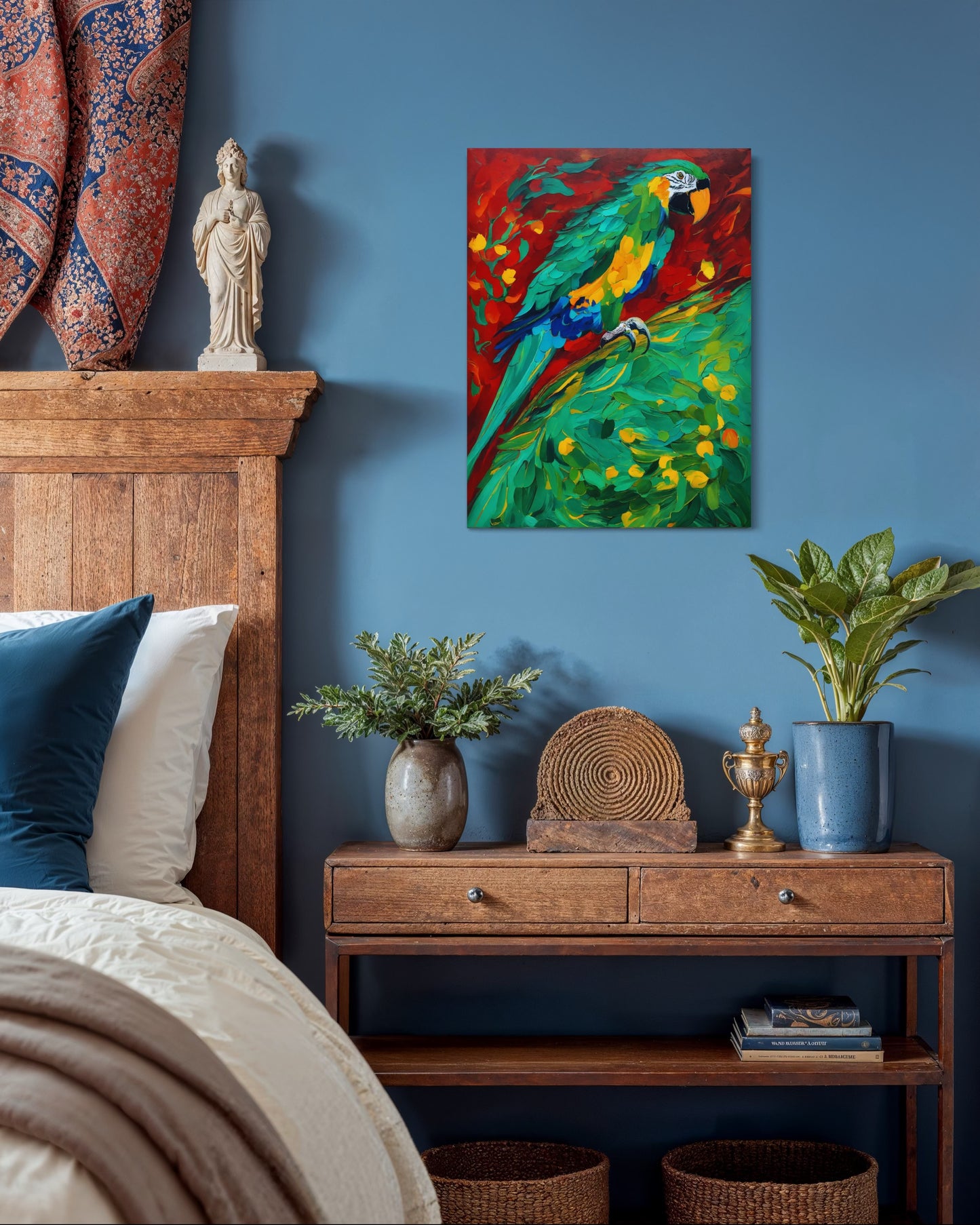 Bild auf Leinwand: „ Parrot from Amazon.”